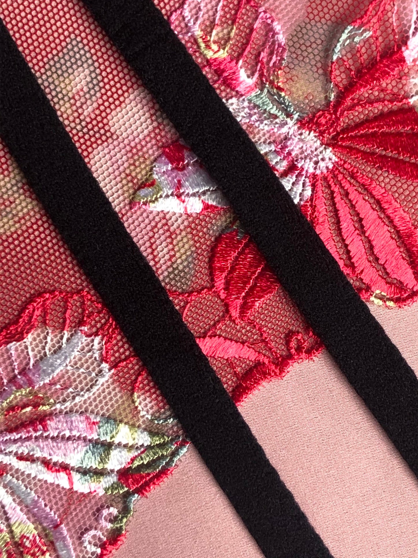 Black Wire Casing 10mm (3/8”) Plush Back Channelling Underwire Casing for Bra Making Bramaking Lingerie