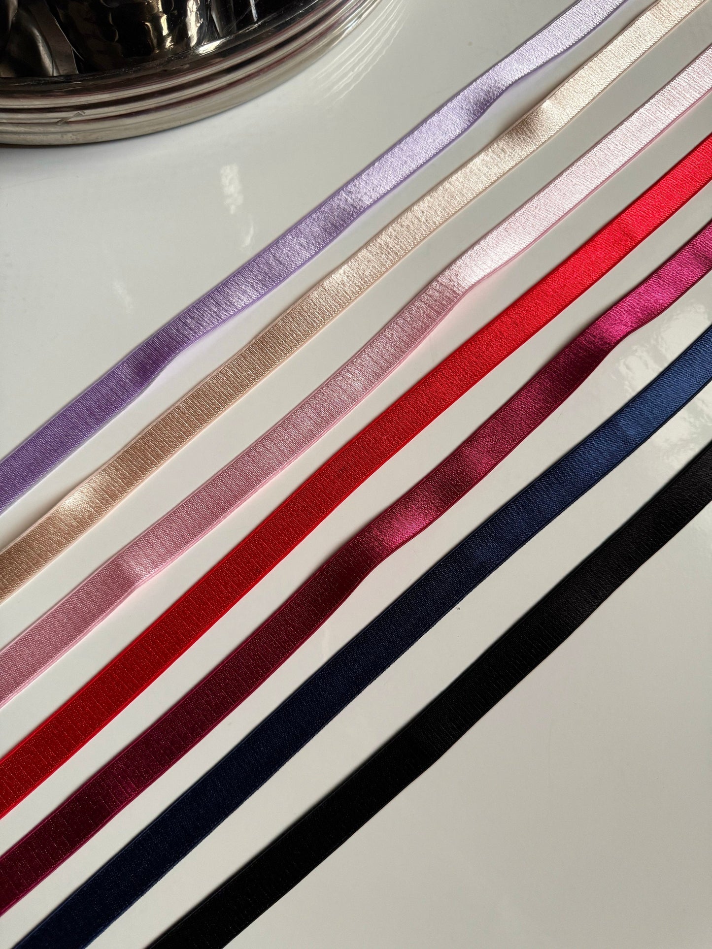 15mm (5/8”) Strap Elastic Satin Face Plush Back Strapping for Bra Making Bramaking Lingerie