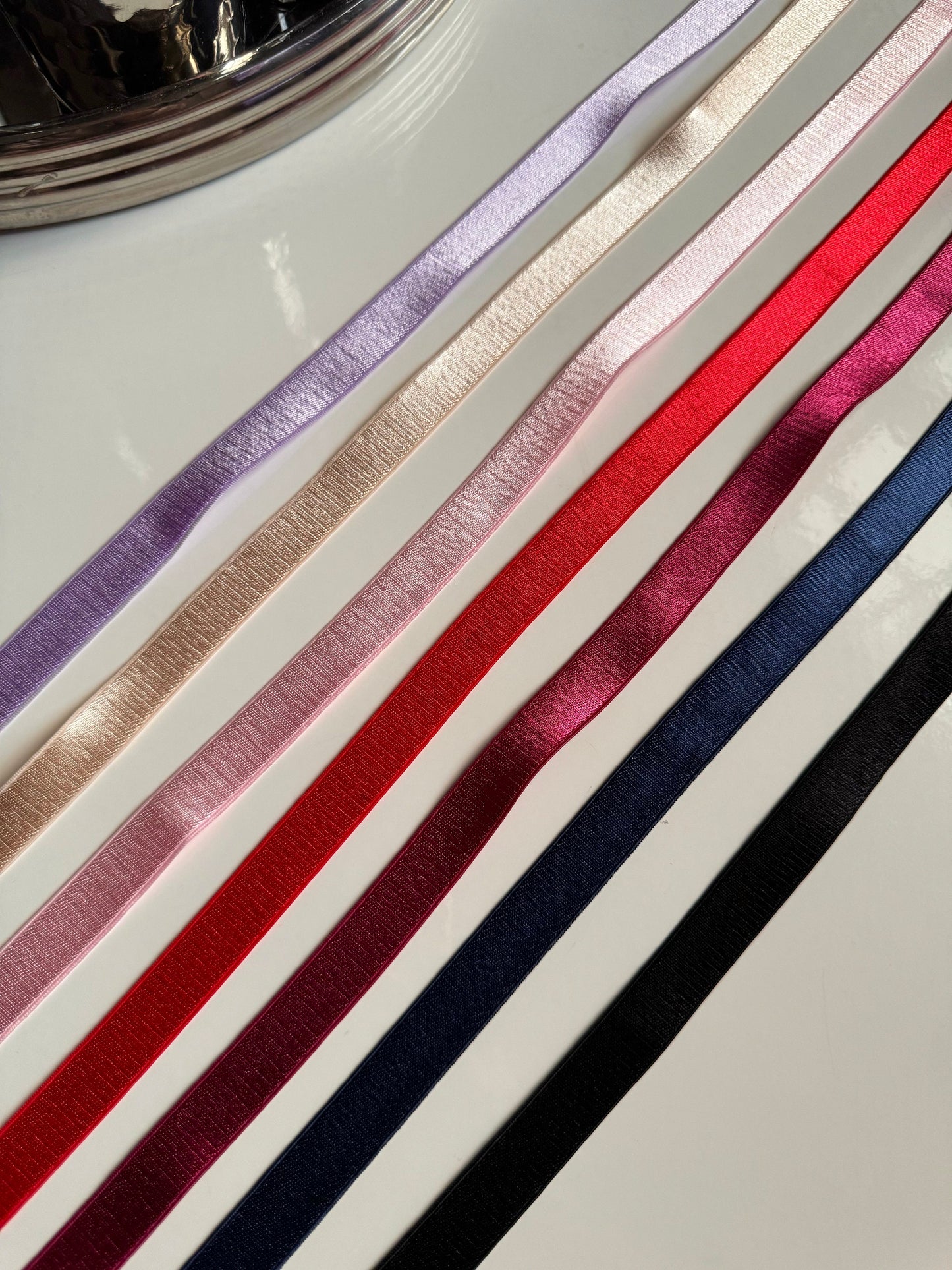 15mm (5/8”) Strap Elastic Satin Face Plush Back Strapping for Bra Making Bramaking Lingerie