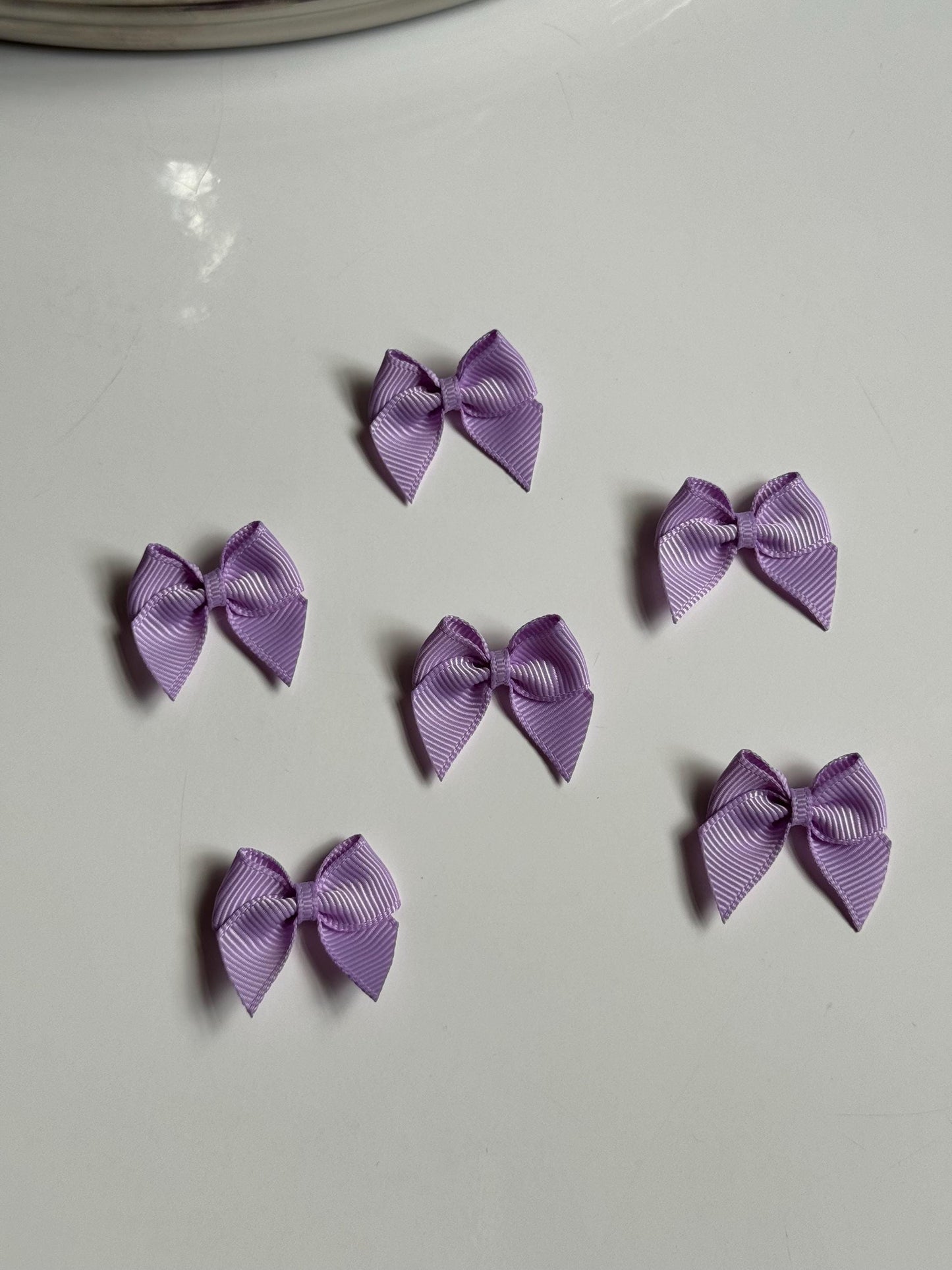 Grosgrain Ribbon Small Bows Embellishment for Lingerie Bra Making Accessories Wedding Decoration Bridal Baby Clothes Cards Dolls Scrapbook