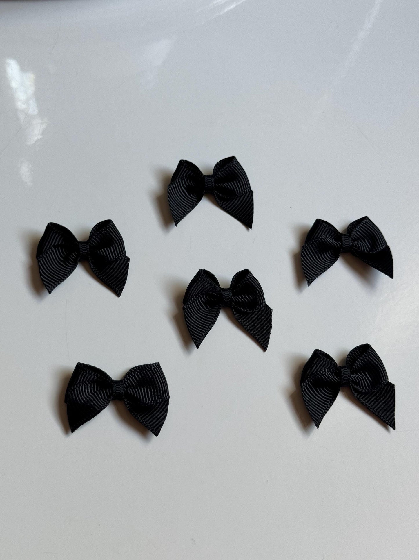 Grosgrain Ribbon Small Bows Embellishment for Lingerie Bra Making Accessories Wedding Decoration Bridal Baby Clothes Cards Dolls Scrapbook