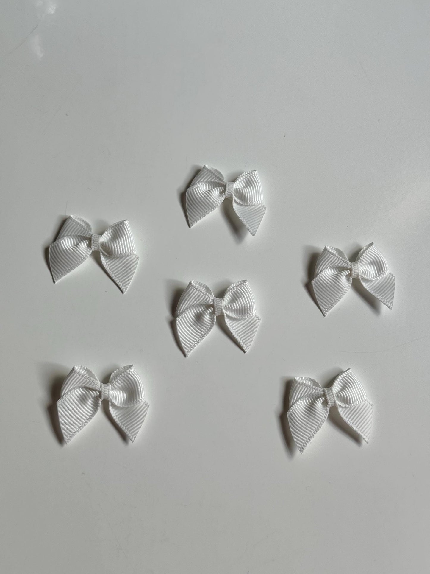 Grosgrain Ribbon Small Bows Embellishment for Lingerie Bra Making Accessories Wedding Decoration Bridal Baby Clothes Cards Dolls Scrapbook