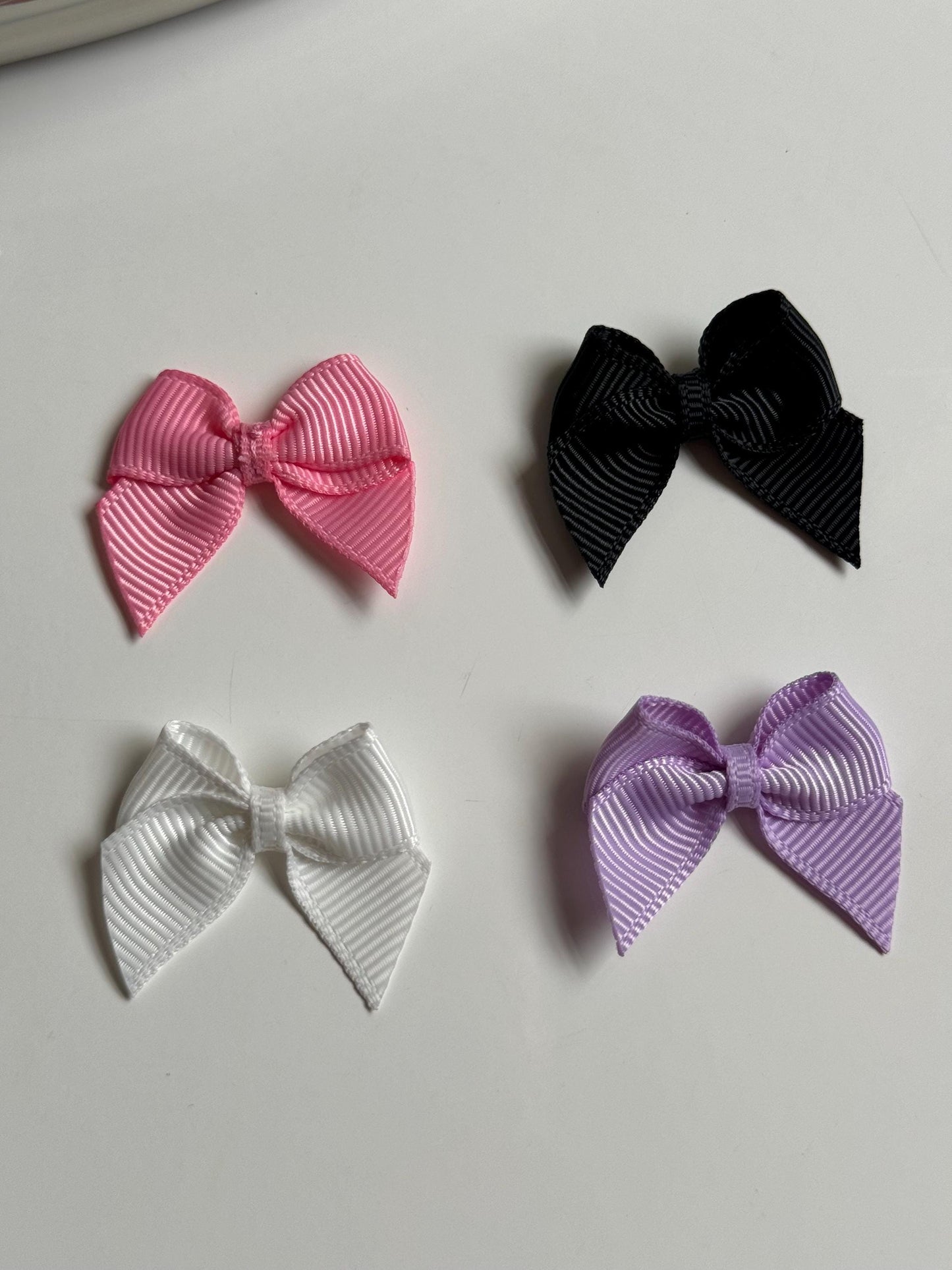 Grosgrain Ribbon Small Bows Embellishment for Lingerie Bra Making Accessories Wedding Decoration Bridal Baby Clothes Cards Dolls Scrapbook