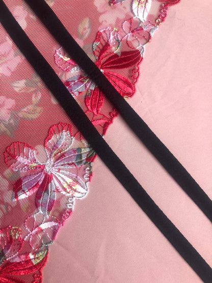 Black Wire Casing 10mm (3/8”) Plush Back Channelling Underwire Casing for Bra Making Bramaking Lingerie
