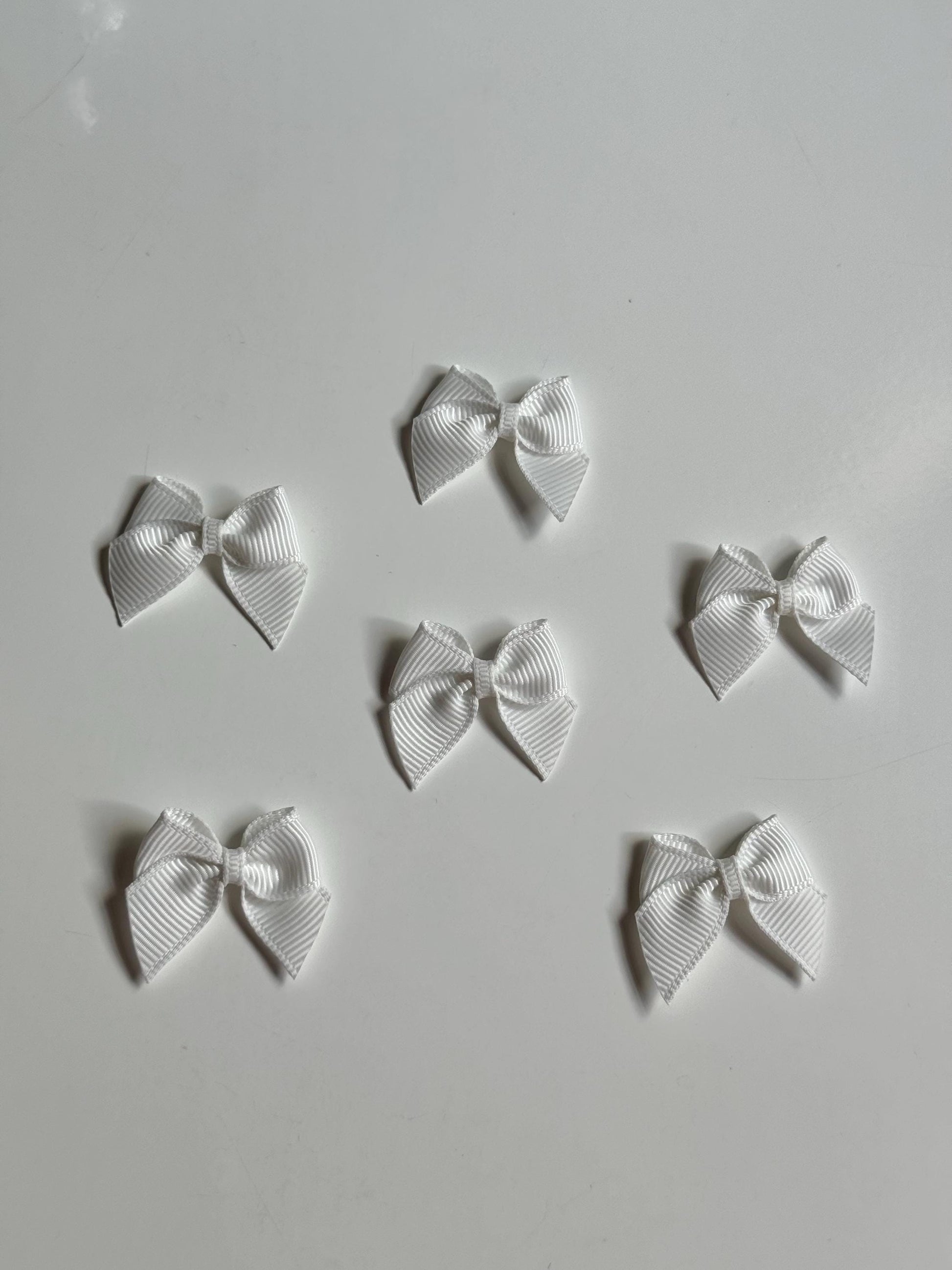 Grosgrain Ribbon Small Bows Embellishment for Lingerie Bra Making Accessories Wedding Decoration Bridal Baby Clothes Cards Dolls Scrapbook