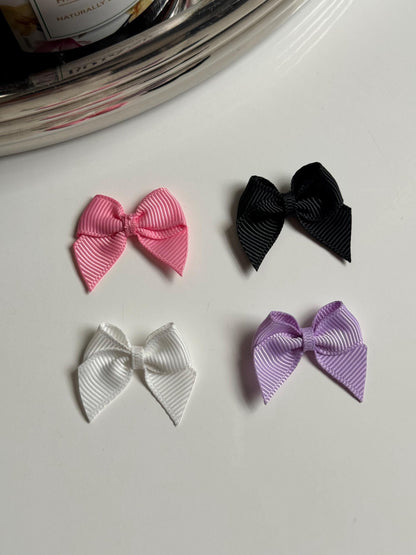 Grosgrain Ribbon Small Bows Embellishment for Lingerie Bra Making Accessories Wedding Decoration Bridal Baby Clothes Cards Dolls Scrapbook