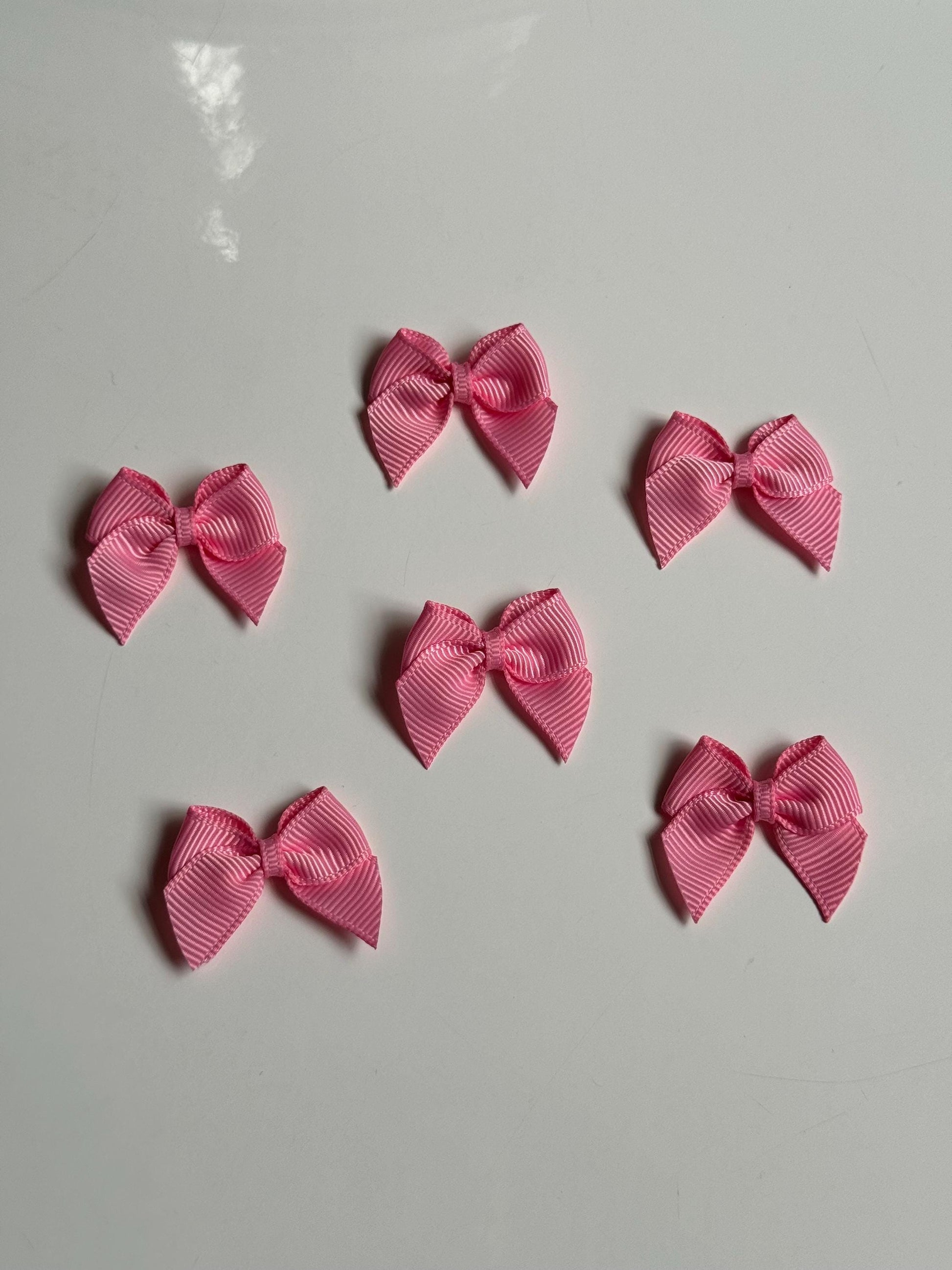 Grosgrain Ribbon Small Bows Embellishment for Lingerie Bra Making Accessories Wedding Decoration Bridal Baby Clothes Cards Dolls Scrapbook