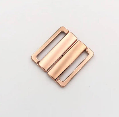 25mm (1”) Metal Bikini Clasps Bra Front Closures for Bra Making and Swimwear Bramaking Clips Clickers Front Fasteners