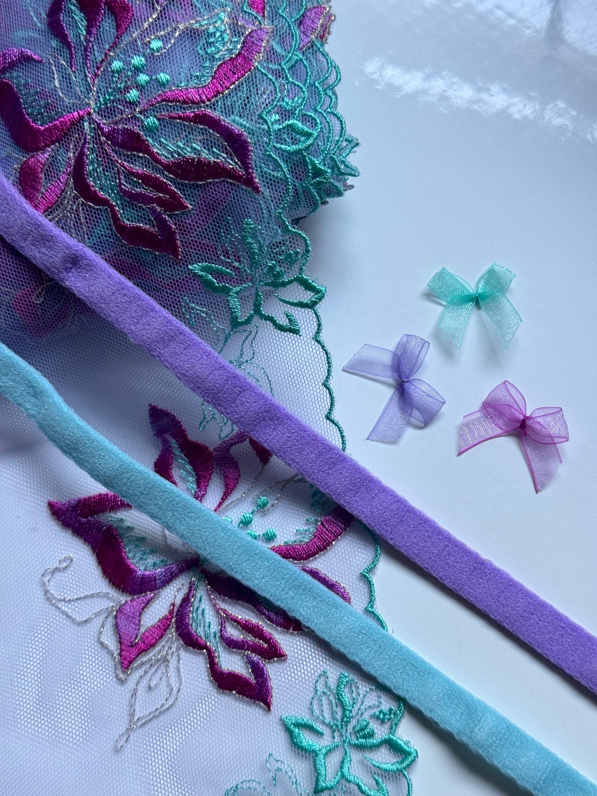 10mm (3/8”) Wire Casing Plush Back Channelling Underwire Casing for Bra Making Bramaking Lingerie