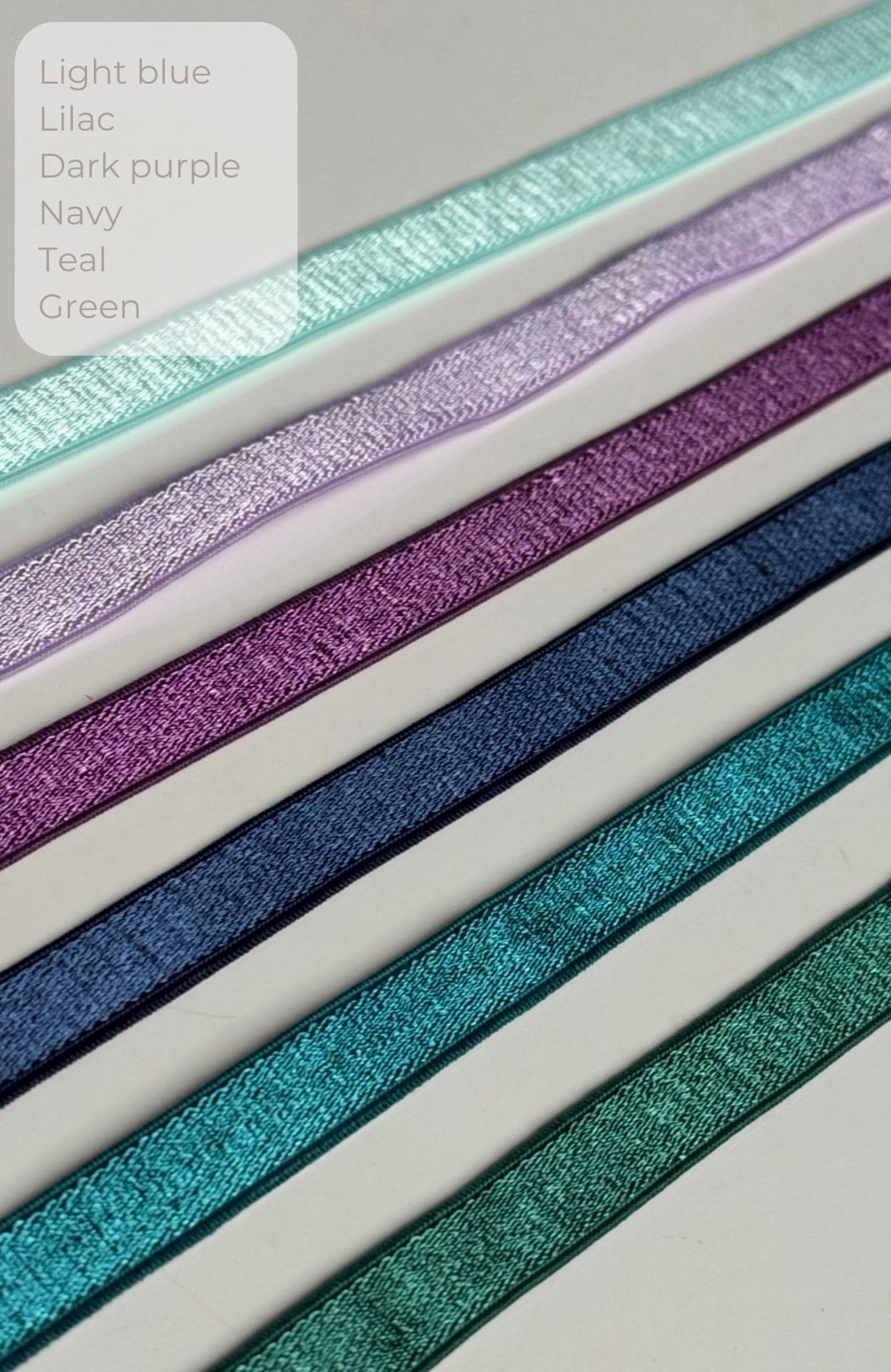 10mm (3/8”) Strap Elastic Satin Face Plush Back Strapping for Bra Making Bramaking Lingerie