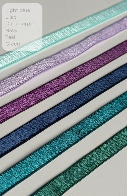 10mm (3/8”) Strap Elastic Satin Face Plush Back Strapping for Bra Making Bramaking Lingerie